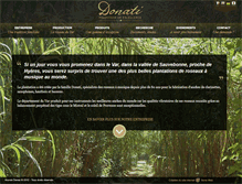 Tablet Screenshot of donati-reeds.com